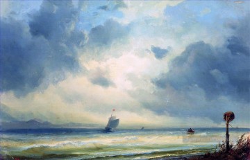 Lido Venise Alexey Bogolyubov paysage marin Peinture à l'huile